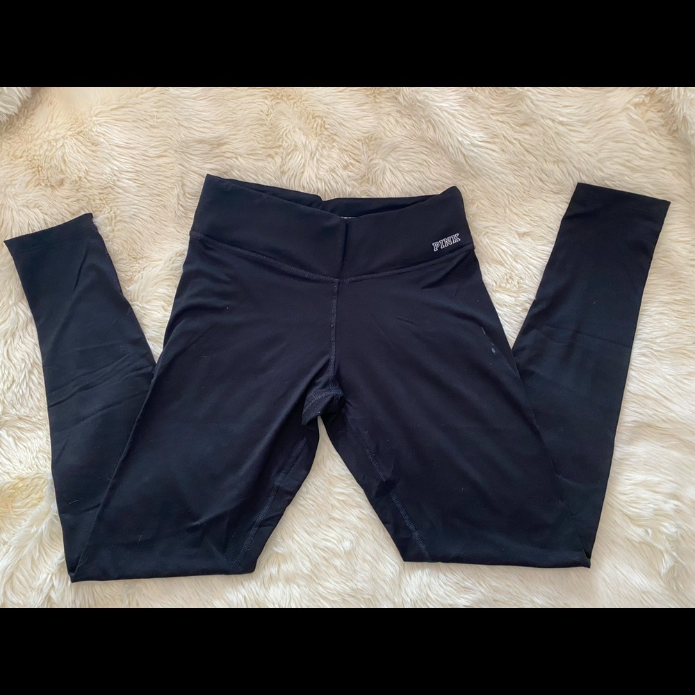 VS Pink Black Leggings